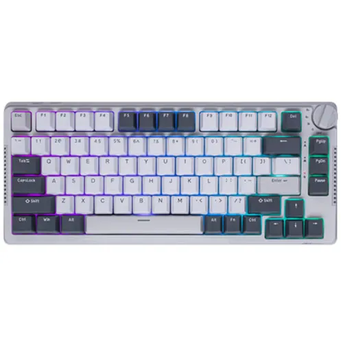 Royal Kludge RK H81 RGB Tri-Mode Hot-Swappable Blue Switch Mechanical Keyboard